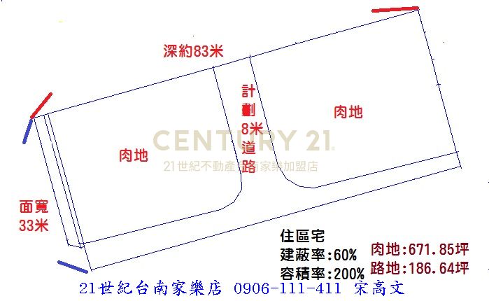 永康區－永大路面858坪建地